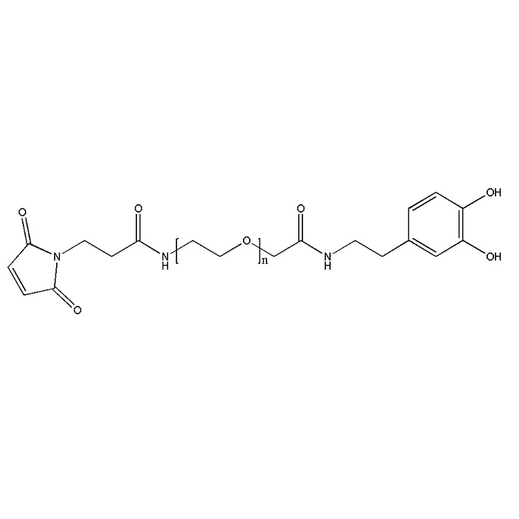 Dopamine-PEG-MAL，Maleimide-PEG-DOPA，MW：3400